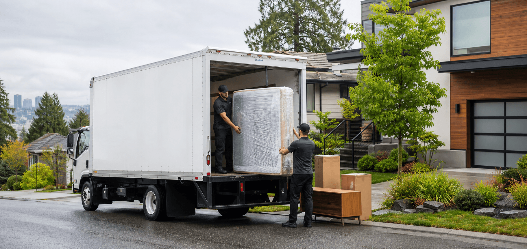 Box truck delivery for large household items